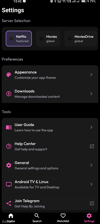 Settings & Preferences
